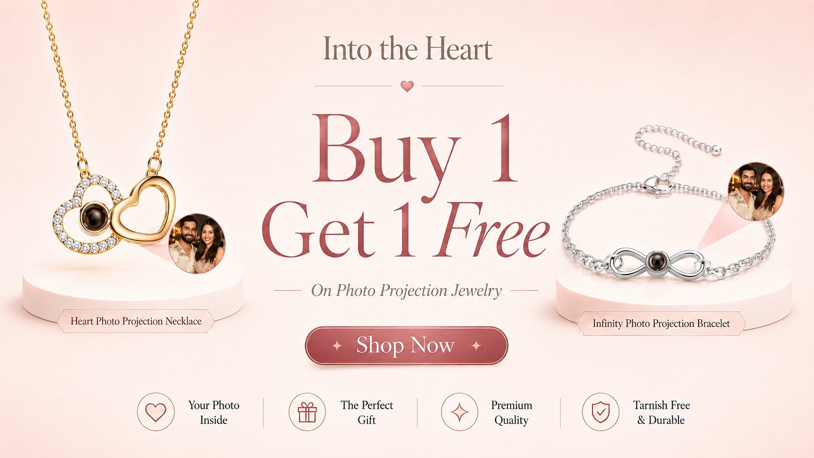 Buy 1 Get 1 Free on every single piece